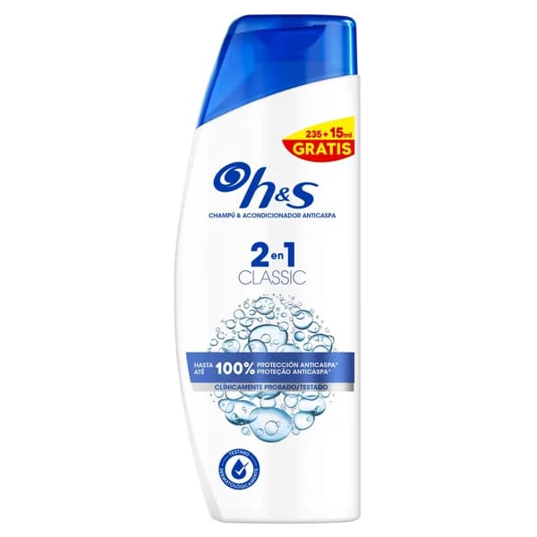Champú Anticaspa Classic 230ML - 0.23 l - Imagen del producto en Findit