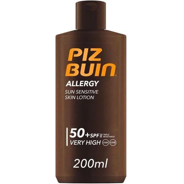 Loción Allergy SPF50 PIZ BUIN, bote 200 ml - 0.2 l - Imagen del producto en Findit