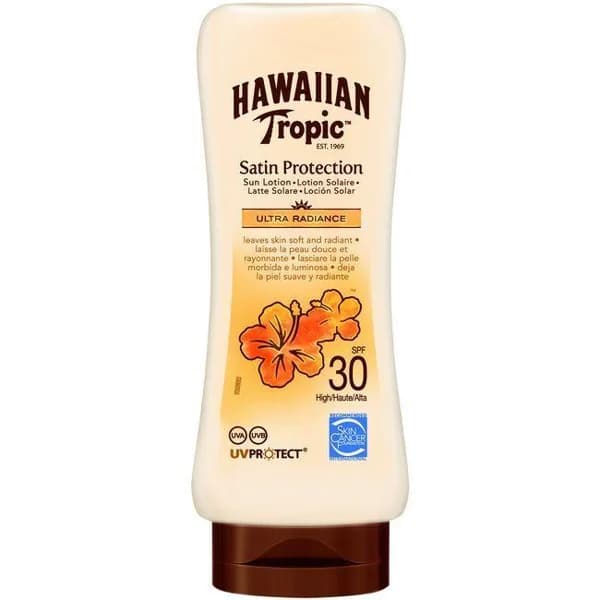 Loción protección FP30 HAWAIIAN TROPIC, bote 180 ml - 1 ud - Imagen del producto en Findit