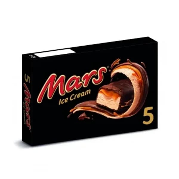 Helado con caramelo y cobertura de cacao Mars 5 uds. - 5 ud - Imagen del producto en Findit