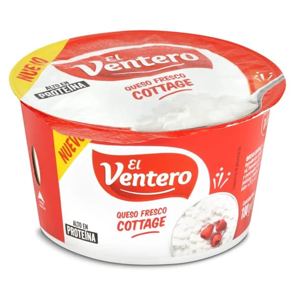 Queso fresco cottage El ventero tarrina 180 g - 0.18 kg - Imagen del producto en Findit