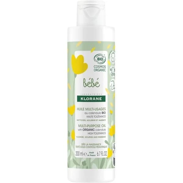 Aceite multiusos bio con caléndula bio KLORANE, bote 200 ml - 0.2 l - Imagen del producto en Findit