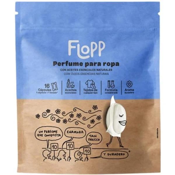 Perfumador en cápsulas FLOPP, bolsa 16 dosis - 16 ud - Imagen del producto en Findit