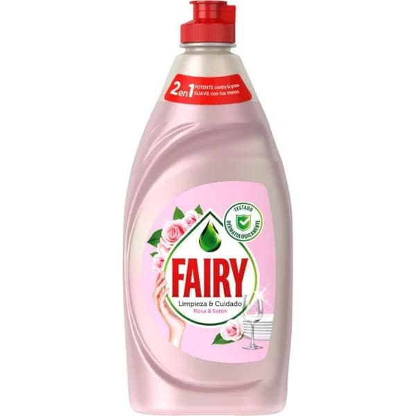 Lavavajillas a mano FAIRY ROSA&SATÉN, botella 520 ml - 0.52 l - Imagen del producto en Findit