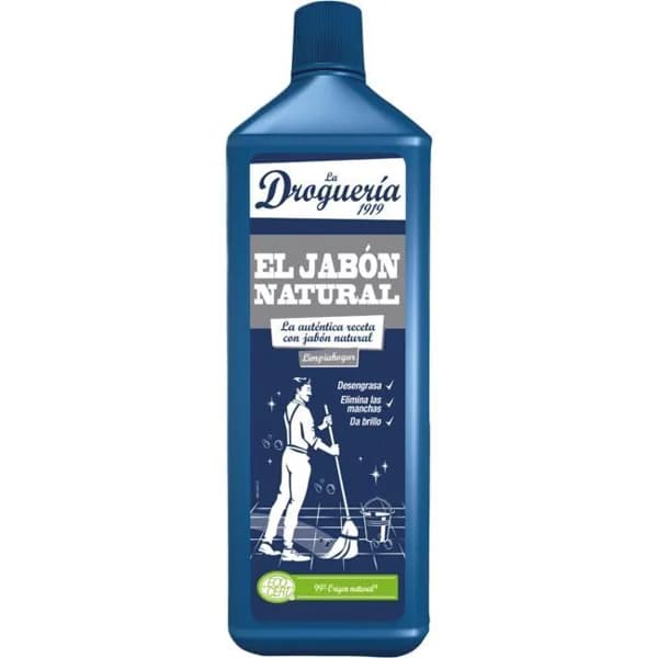 Limpiahogar jabonoso LA DROGUERIA, botella 1 litro - 1 l - Imagen del producto en Findit