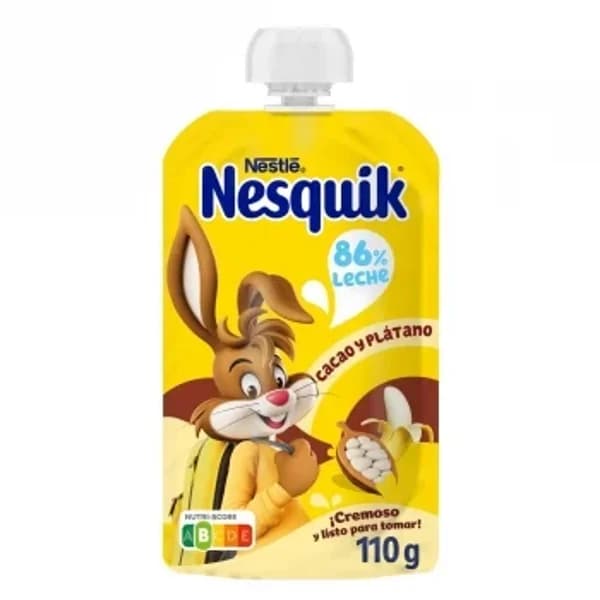 Bolsita de cacao y plátano Nesquik 110 g. - 0.11 kg - Imagen del producto en Findit