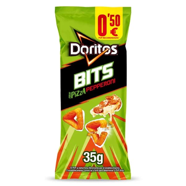 Bits sabor pizza pepperoni Doritos bolsa 35 g - 0.04 kg - Imagen del producto en Findit