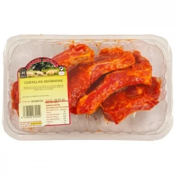 Costilla de cerdo adobada Caysan sin gluten y sin lactosa 400 g - 0.4 kg - Imagen del producto en Findit