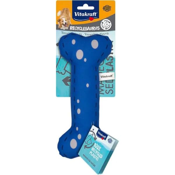 Juguete dino hueso azul para perro VITAKRAFT, 1 ud - 1 ud - Imagen del producto en Findit