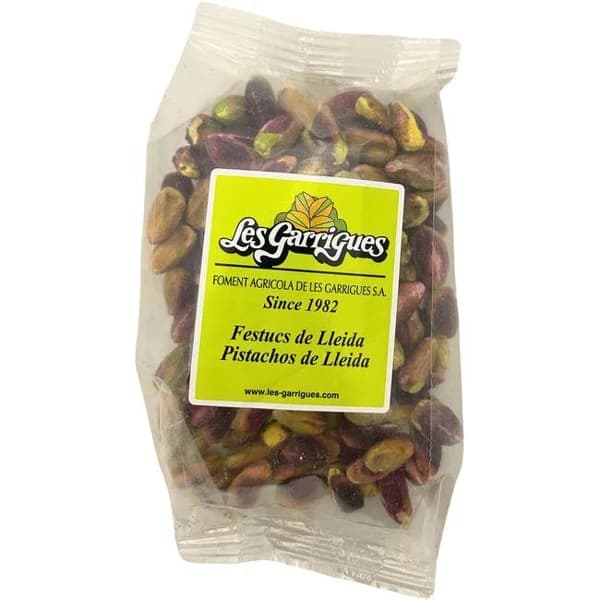 Pistacho crudo sin cáscara LES GARRIGUES, bolsa 100 g - 0.1 kg - Imagen del producto en Findit
