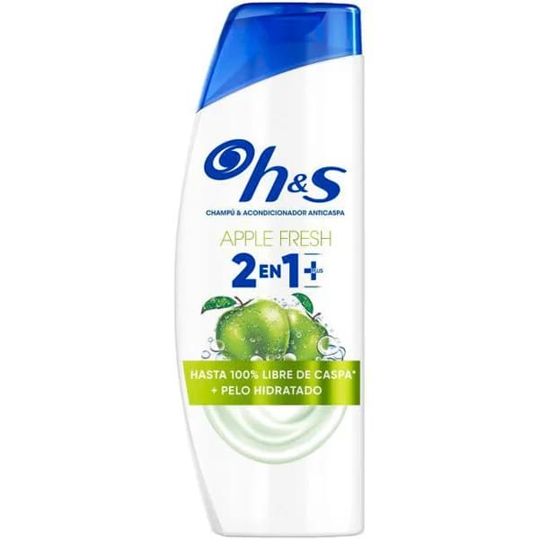 Champú 2en1 + apple fresh H&S, bote 300 ml - 0.3 l - Imagen del producto en Findit