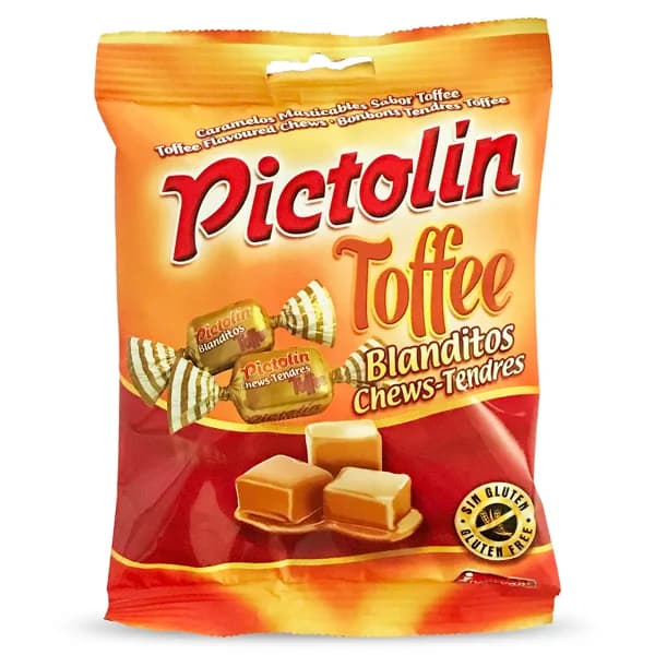 Caramelos blanditos sabor toffee Pictolin bolsa 100 g - 0.1 kg - Imagen del producto en Findit