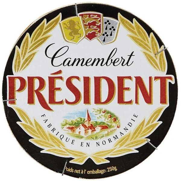 Queso Camembert PRESIDENT, caja 250 g - 0.25 kg - Imagen del producto en Findit