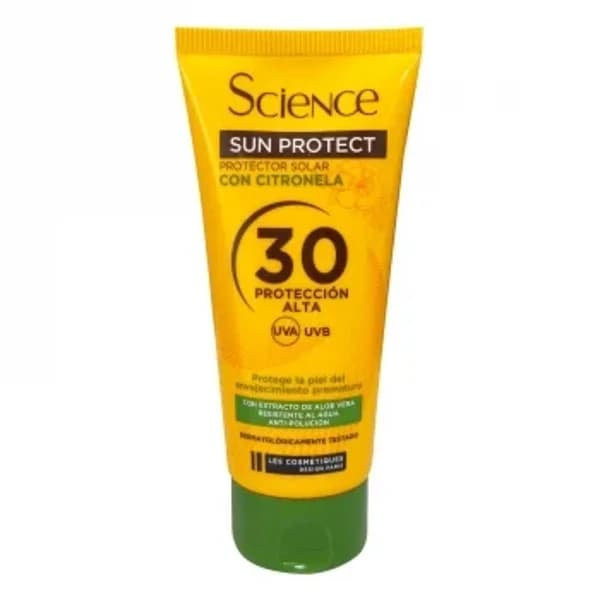 Crema solar con citronela SPF30 Science Les Cosmetiques 100 ml. - 0.1 l - Imagen del producto en Findit