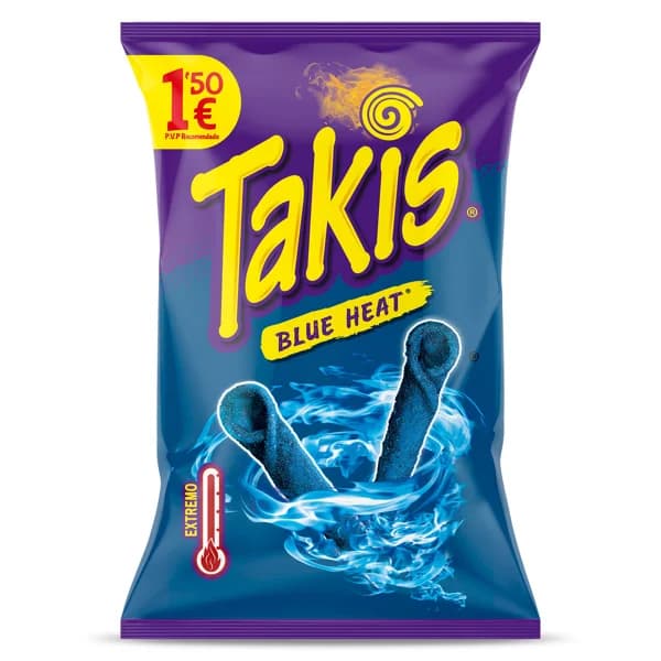 Snack blue heat Takis bolsa 80 g - 0.08 kg - Imagen del producto en Findit