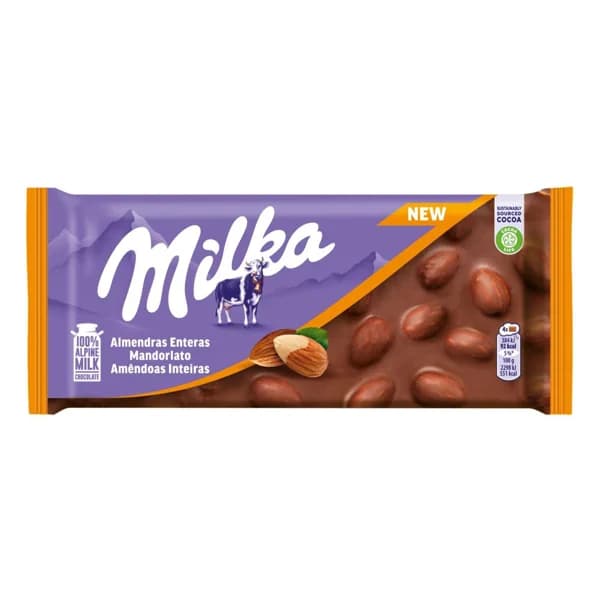 Chocolate de almendras enteras 100 GR - 0.1 kg - Imagen del producto en Findit