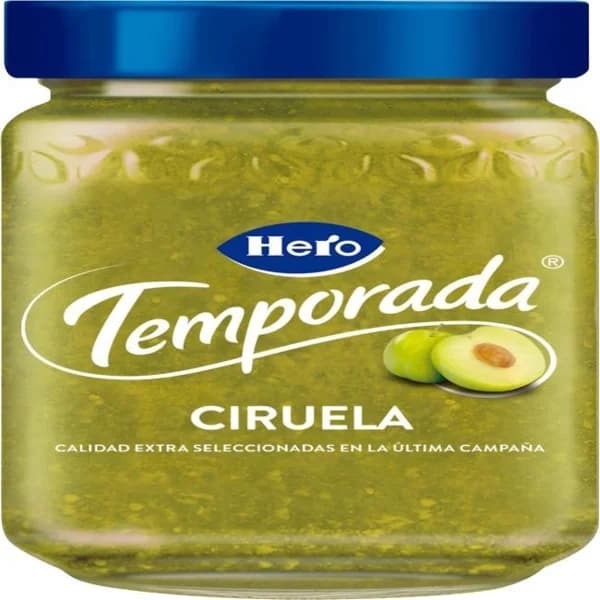 Mermelada con ciruelas de Temporada HERO, frasco 350 g - 0.35 kg - Imagen del producto en Findit