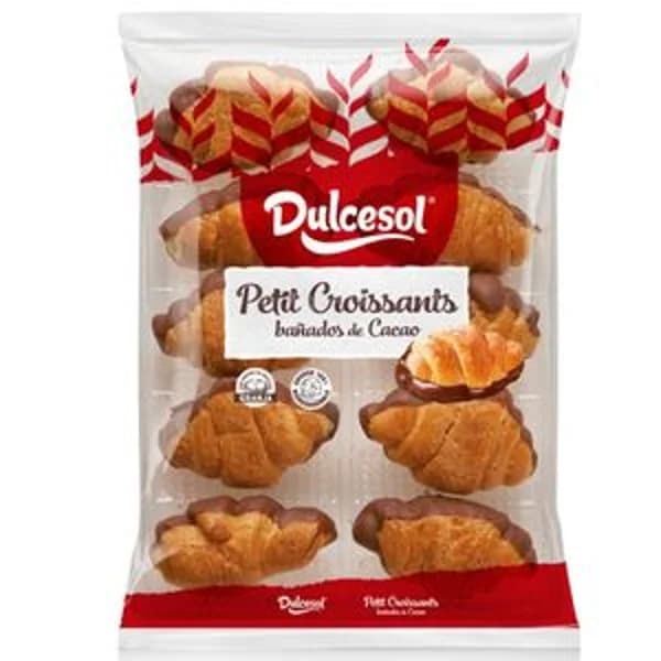 Mini croissants con chocolate 150 g - 0.15 kg - Imagen del producto en Findit