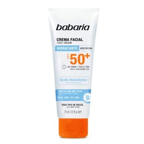 Crema facial con ácido hialurónico SPF50+ 75 ml - 0.08 l - Imagen del producto en Findit