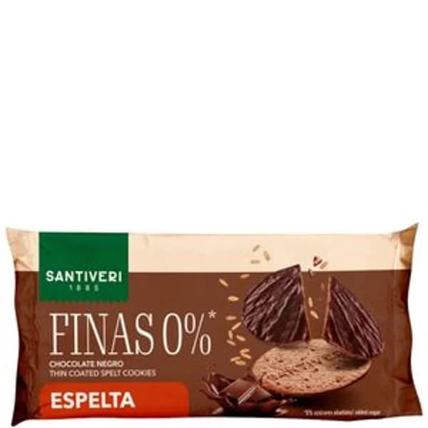 Galleta Finas 0% con chocolate negro 90 g - 0.09 kg - Imagen del producto en Findit