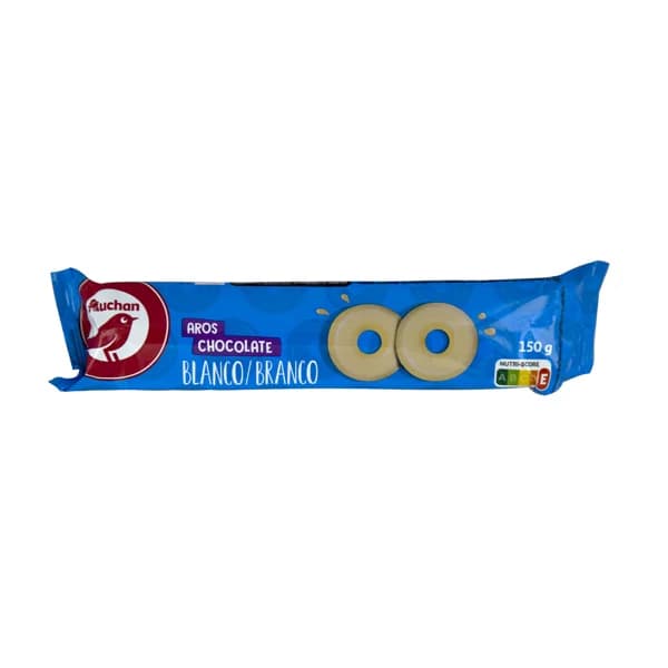 PRODUCTO ALCAMPO Galletas con forma de aro bañadas de chocolate 150 g. - 0.13 kg - Imagen del producto en Findit