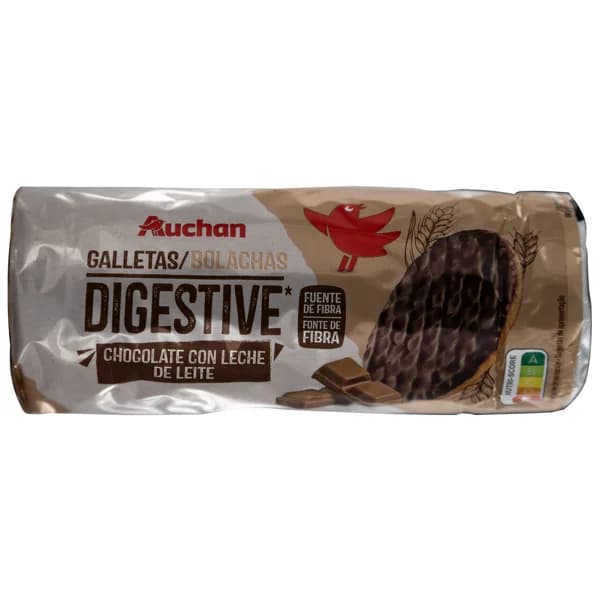 PRODUCTO ALCAMPO Galletas digestive con chocolate con leche 300 g. - 0.3 kg - Imagen del producto en Findit