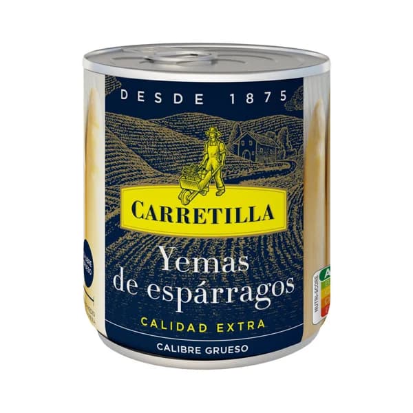 CARRETILLA Yemas de espárragos gruesas lata de 135 g. - 0.14 kg - Imagen del producto en Findit