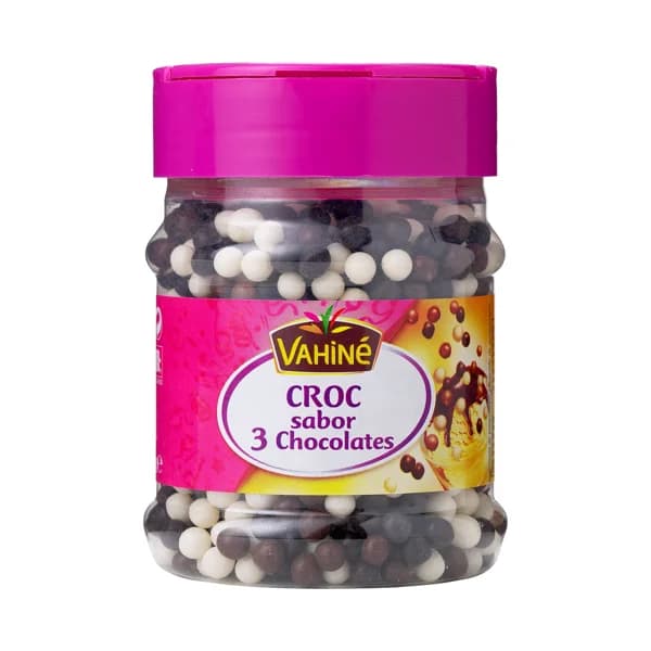 VAHINÉ Bolitas 3 chocolates (bolas de cereales crujientes bañadas con chocolate) 90 g. - 0.09 kg - Imagen del producto en Findit