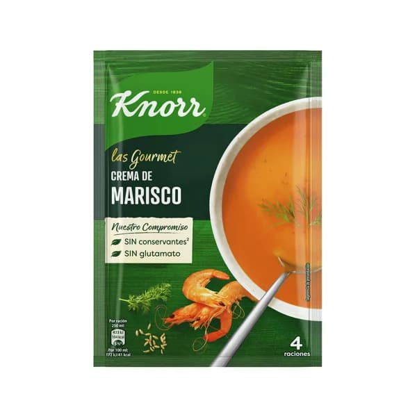 KNORR Crema de marisco gourmet con un toque de eneldo 72 g. - 0.07 kg - Imagen del producto en Findit