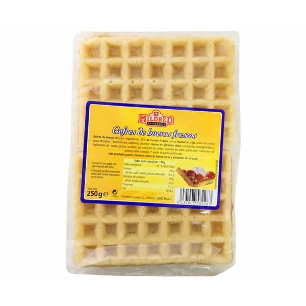 MILDRED Gofres de huevos frescos 250 g. - 0.25 kg - Imagen del producto en Findit
