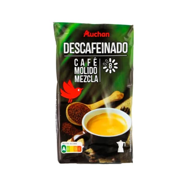 PRODUCTO ALCAMPO Café descafeinado molido mezcla intensidad 8 250 g. - 0.25 kg - Imagen del producto en Findit