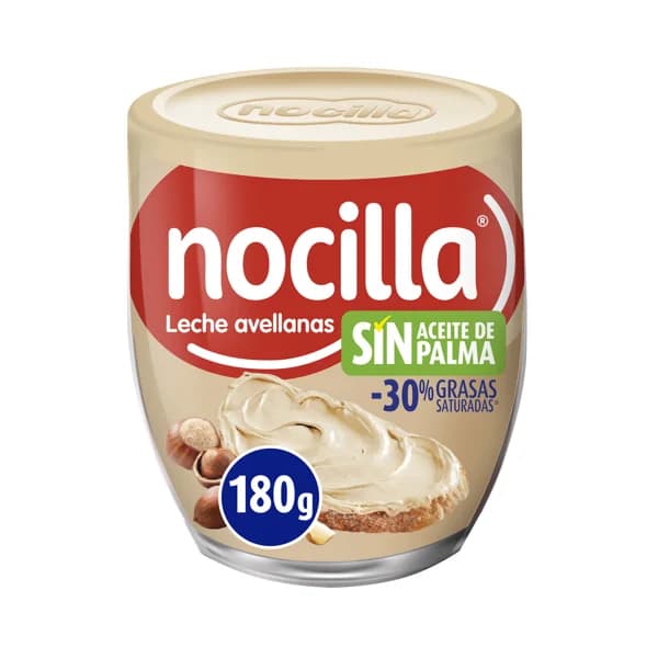 NOCILLA Crema de cacao con leche y avellanas vaso 180 g. - 0.18 kg - Imagen del producto en Findit