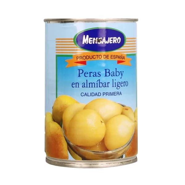 MENSAJERO Peras baby en almíbar ligero MENSAJERO 240 gr, - 0.24 kg - Imagen del producto en Findit