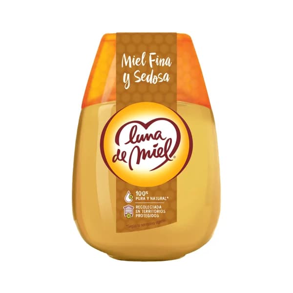 LUNA DE MIEL Miel de flores silvestres fina y sedosa 340 g. - 0.34 kg - Imagen del producto en Findit