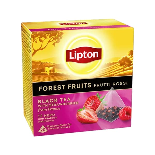 LIPTON Té negro con frutas de frutas del bosque 20 uds. de 1,7 g. - 1 ud - Imagen del producto en Findit