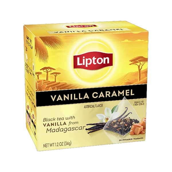 LIPTON Té de vainilla y caramelo 20 uds. de 1,7 g, - 1 ud - Imagen del producto en Findit