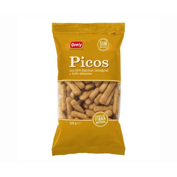 QUELY Picos integrales con sésamo 225 g. - 0.23 kg - Imagen del producto en Findit