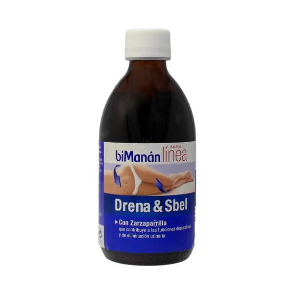 BIMANÁN Complemento alimenticio a base de 8 plantas y 2 frutas BIMANAN LÍNEA DRENA&SBEL 300 ml. - 0.3 l - Imagen del producto en Findit