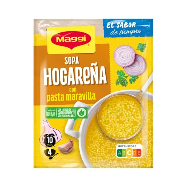 MAGGI Sopa hogareña con pasta maravilla sobre de 78 g. - 0.08 kg - Imagen del producto en Findit