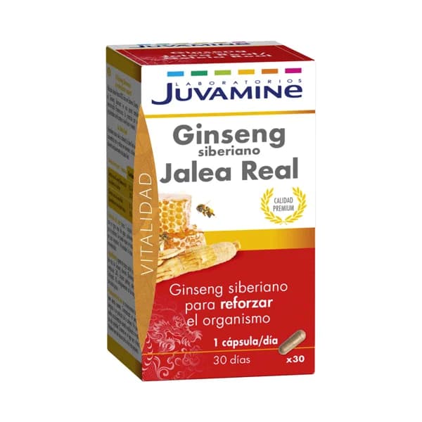 JUVAMINE Complemento Nutricional a base de ginseng y jalea real  30 comprimidos - 1 ud - Imagen del producto en Findit