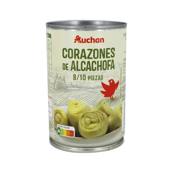 PRODUCTO ALCAMPO Alcachofas 8/10 piezas lata de 240 g. - 0.24 kg - Imagen del producto en Findit