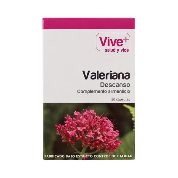 VIVE+ SALUD Y VIDA Valeriana VIVE PLUS 50 càpsulas de 25 g. - 1 ud - Imagen del producto en Findit