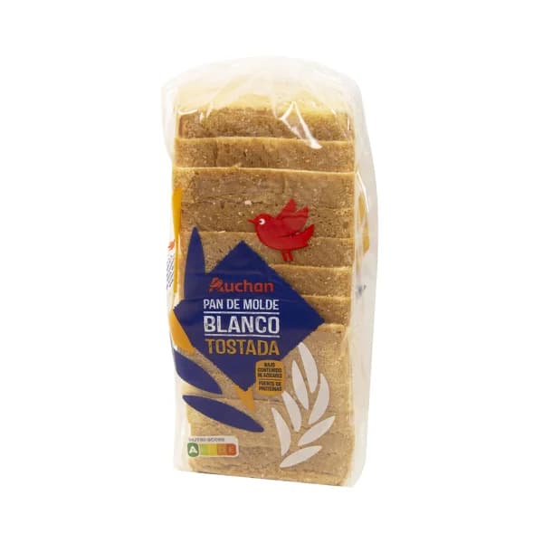 PRODUCTO ALCAMPO Pan de molde blanco con corteza, especial tostada 800 g. - 0.8 kg - Imagen del producto en Findit