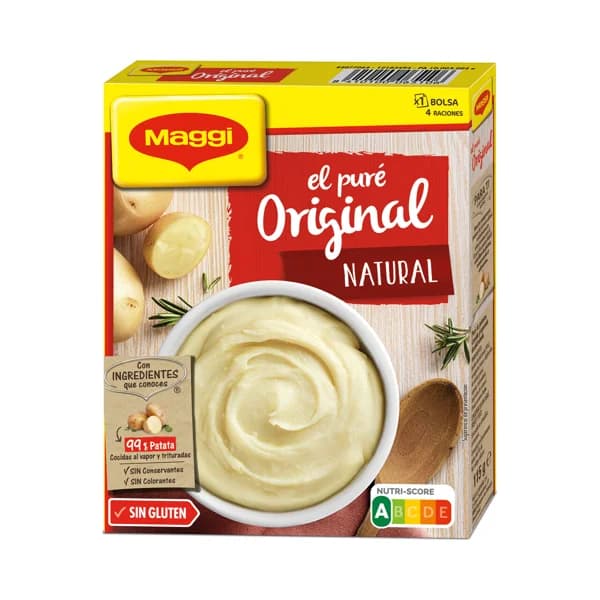 MAGGI Puré de Patatas Sin Leche 115 g. - 0.12 kg - Imagen del producto en Findit