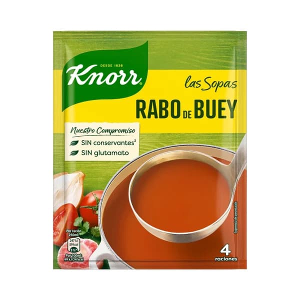KNORR Sopa especial de rabo de buey sobre de 79,5 g. - 0.07 kg - Imagen del producto en Findit