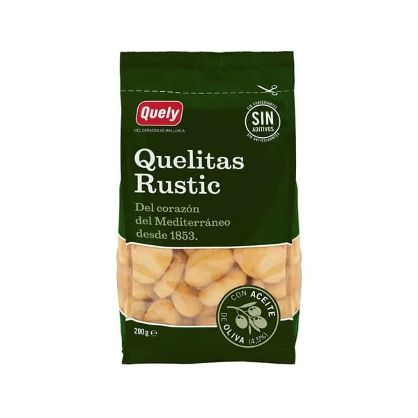 QUELY Quelitas rústicas con aceite de oliva 200 g. - 0.2 kg - Imagen del producto en Findit