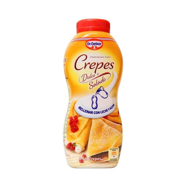 DR. OETKER Preparado en polvo para hacer crepes Dr. OETKER 175 g. - 0.18 kg - Imagen del producto en Findit