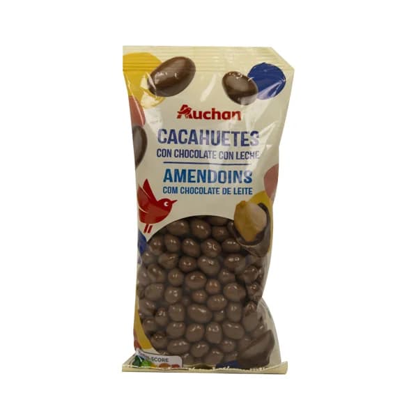 PRODUCTO ALCAMPO Grageados cacahueta chocolate con leche 250 g. - 0.25 kg - Imagen del producto en Findit