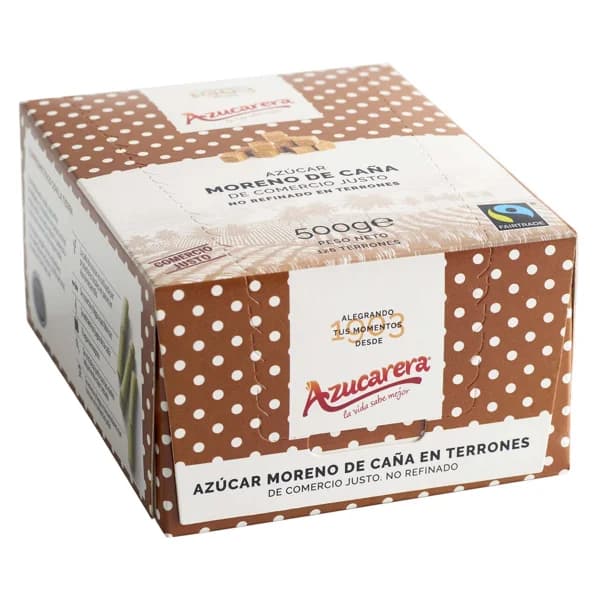 AZUCARERA Azúcar moreno en terrones Fairtrade 500 g. - 0.5 kg - Imagen del producto en Findit