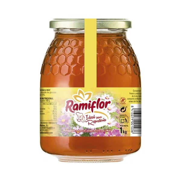 RAMIFLOR Endulzante con miel, ideal para repostería 1 kg. - 1 kg - Imagen del producto en Findit